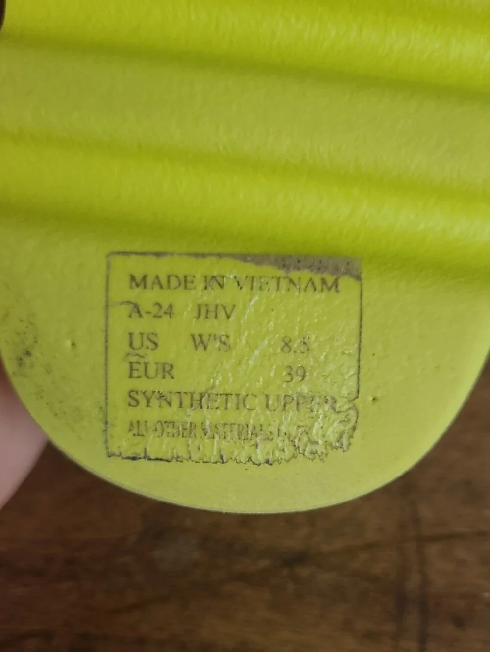 EUC Reef Vista High Energy Sandal Women's sz 10 Yellow Platform Slip On Slide